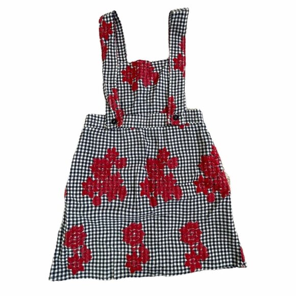 Fish & Kids Size 6-7 Flower Apron Dress - Picture 2 of 9